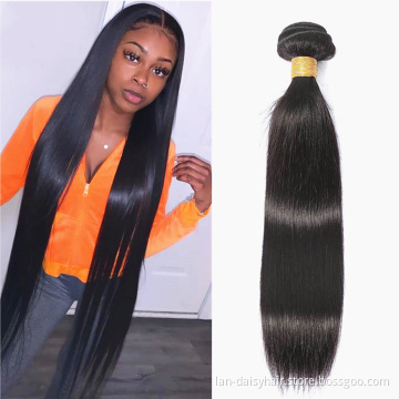 Lan-Daisy Mongolian Straight Raw Virgin Hair Bundles All Length In Wholesale Price Natural Color Mixed Texture 6-36 Human Hair